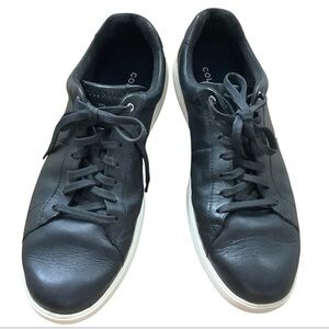 Men's Cole Haan Black Reagan Grand Lace Up Sneakers Leather 10.5 Casual